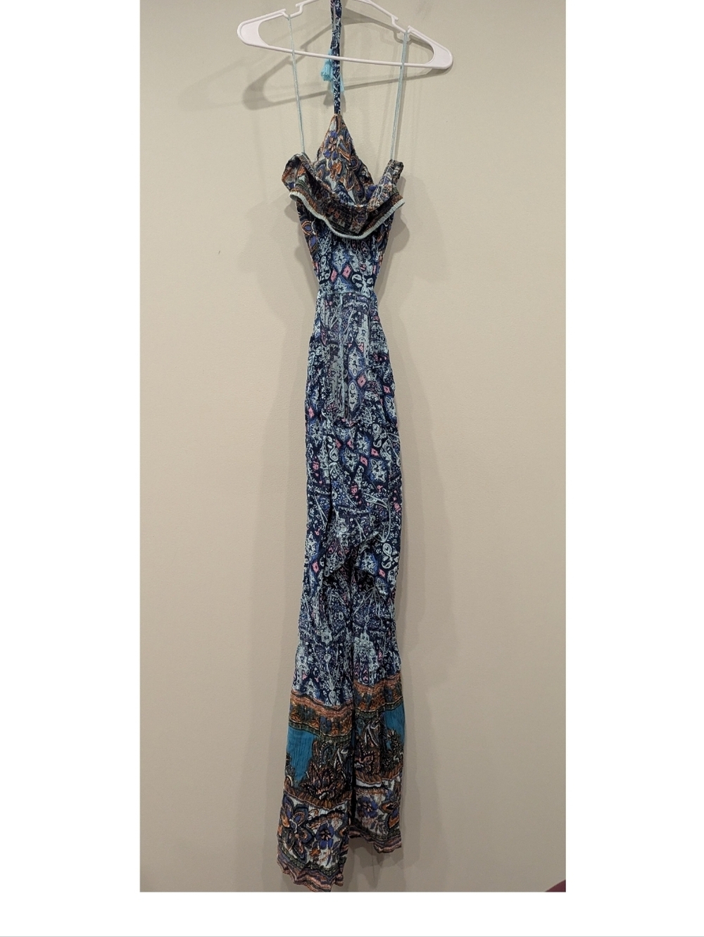Free People Maribelle Wide Leg Jumpsuit Size Medium - Picture 5 of 12